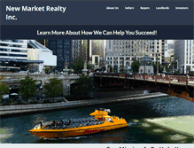 Tablet Screenshot of newmarketrealty.com